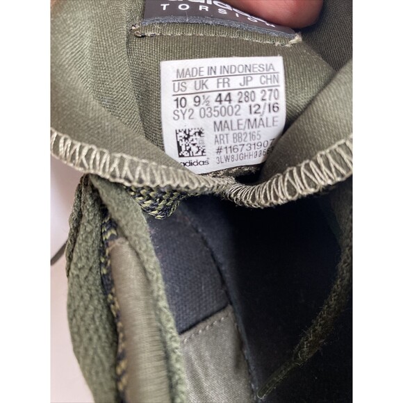 adidas ZX Flux Primeknit Men Green Black  2016 Sz 10 BB2165 - Picture 4 of 12